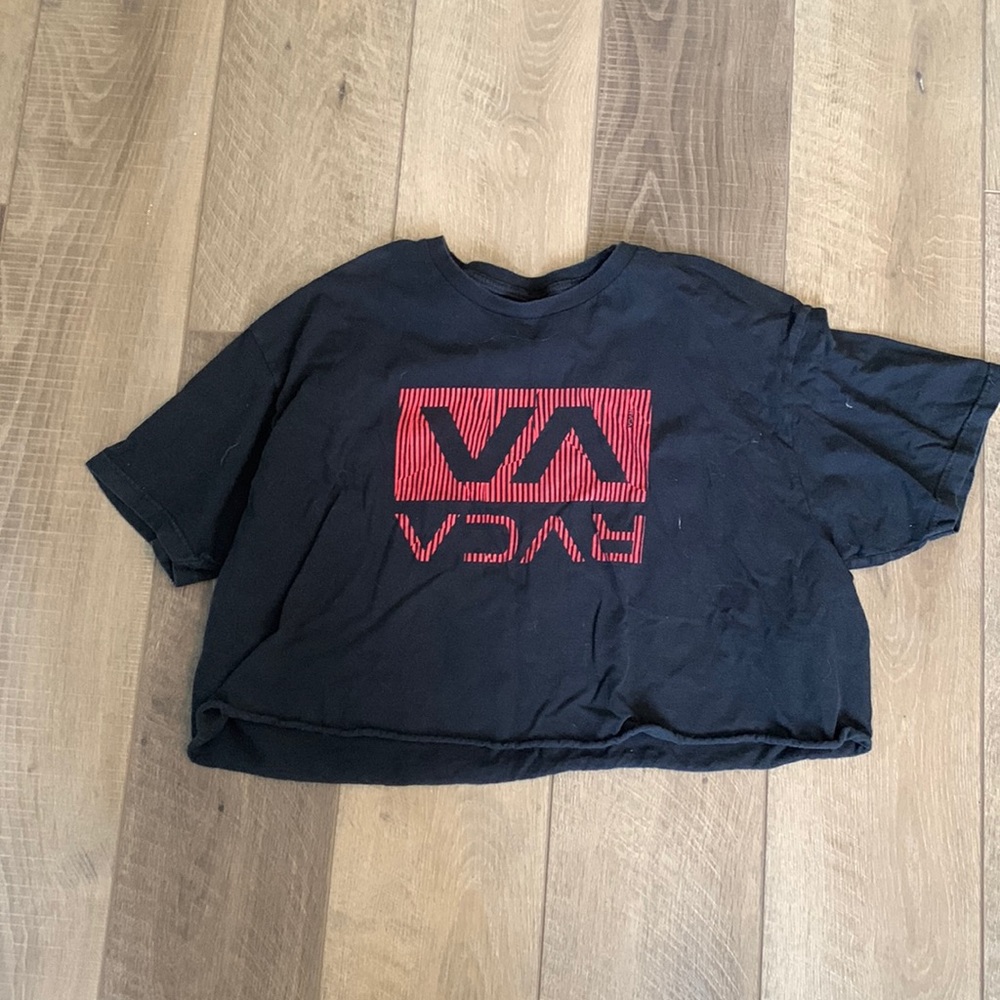 RVCA Black Crop Top